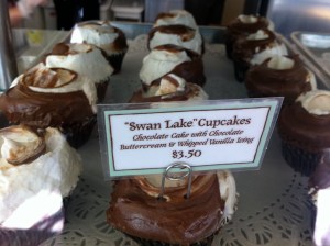 "Swan Lake" Cupcakes